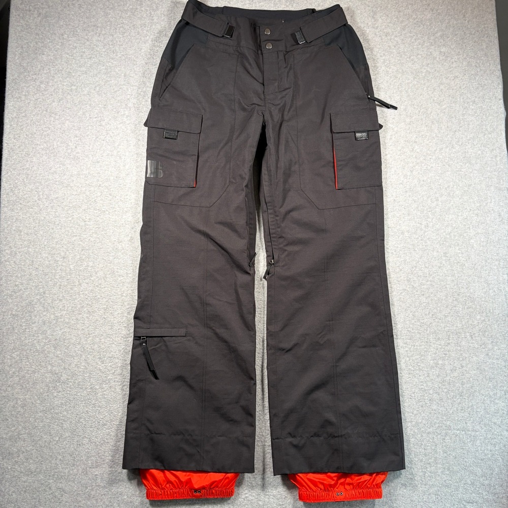 Burton Amora Pant Women Large Black Snowboard Ski Cargo Pants Living Lining